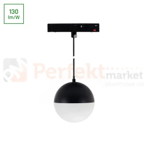 System SHIFT lampa wisząca kula GLOBE P BASIC 10W 3000K czarna
