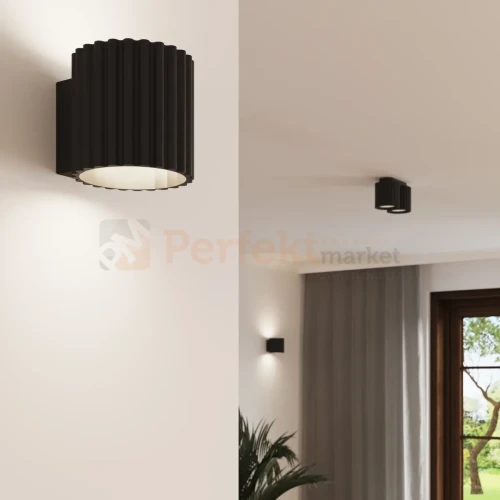 Kinkiet AURA ryflowany G9 czarny SL.1786 perfektmarket (5).webp