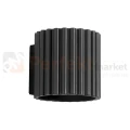 Kinkiet AURA ryflowany G9 czarny SL.1786 perfektmarket.webp