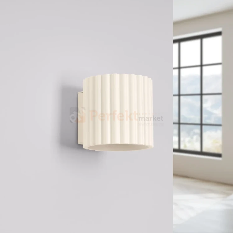 Kinkiet AURA ryflowany G9 beżowy SL.1781 perfektmarket (1).webp