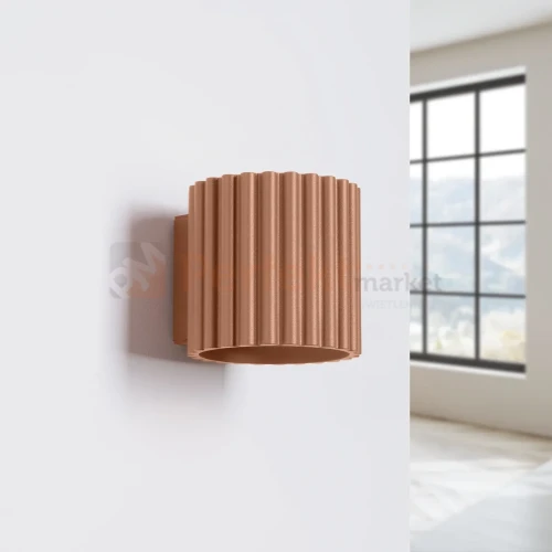 Kinkiet AURA ryflowany G9 mocca SL.1806 perfektmarket (3).webp