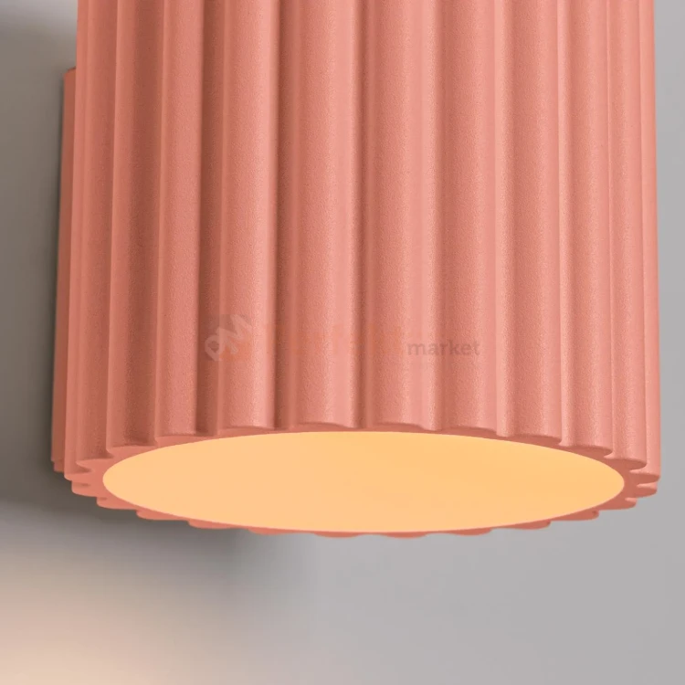 Kinkiet AURA ryflowany G9 brzoskwiniowy SL.1825 perfektmarket (4).webp