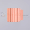 Kinkiet AURA ryflowany G9 brzoskwiniowy SL.1825 perfektmarket (1).webp