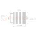Kinkiet AURA ryflowany G9 burgund SL.1821 perfektmarket (9).webp