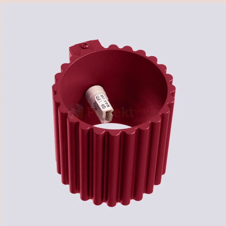 Kinkiet AURA ryflowany G9 burgund SL.1821 perfektmarket (1).webp