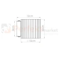 Kinkiet AURA ryflowany G9 ochra czerwona SL.1801 perfektmarket (9).webp