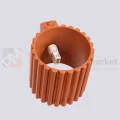 Kinkiet AURA ryflowany G9 ochra czerwona SL.1801 perfektmarket (5).webp