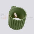 Kinkiet AURA ryflowany G9 zielony oliwkowy SL.1796 perfektmarket (12).webp