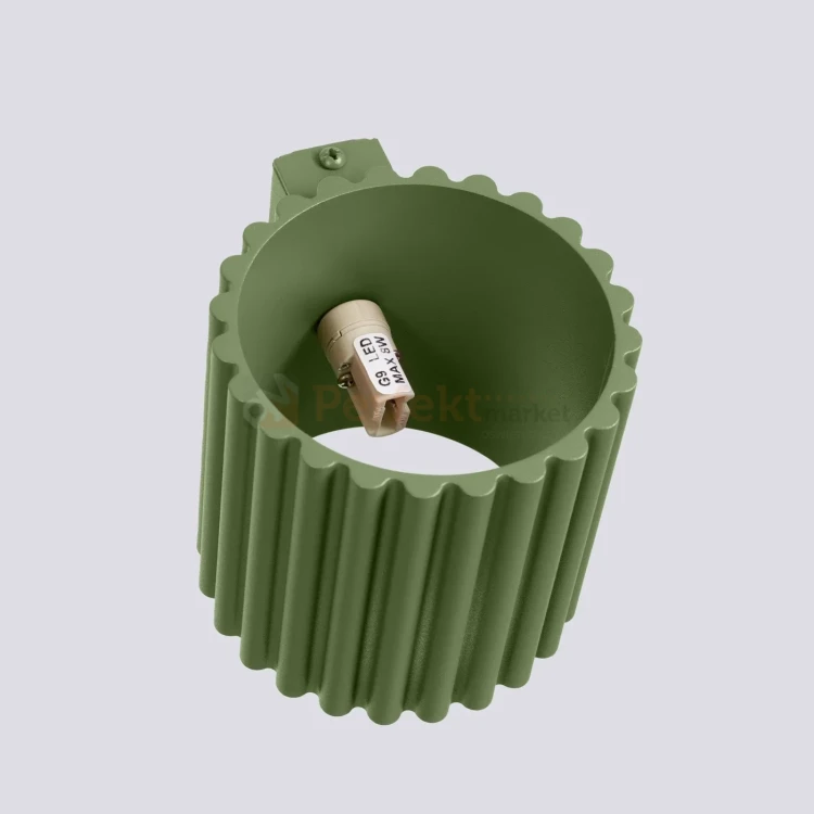 Kinkiet AURA ryflowany G9 zielony oliwkowy SL.1796 perfektmarket (12).webp