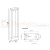 Lampa ogrodowa LED stojąca słupek nowoczesny Form 80cm CCT IP54 antracyt perfektmarket 1.webp