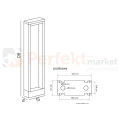 Lampa ogrodowa LED stojąca słupek nowoczesny Form 80cm CCT IP54 antracyt perfektmarket 1.webp
