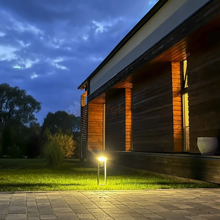 Lampa ogrodowa LED stojąca słupek nowoczesny Form 80cm CCT IP54 antracyt perfektmarket 3.webp
