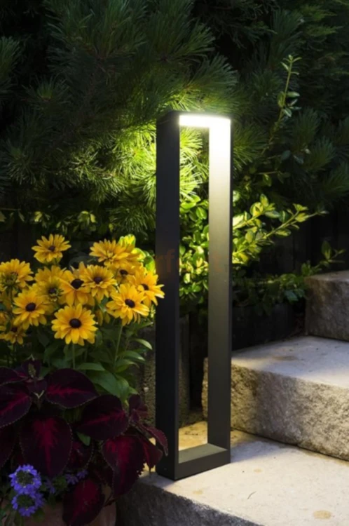 Lampa ogrodowa LED stojąca słupek nowoczesny Form 80cm CCT IP54 antracyt perfektmarket 2.webp