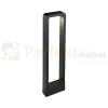 lampa stojąca LED słupek ogrodowy THIKA LED nowodvorski czarna 3000K 60cm IP54 perfektmarket.webp