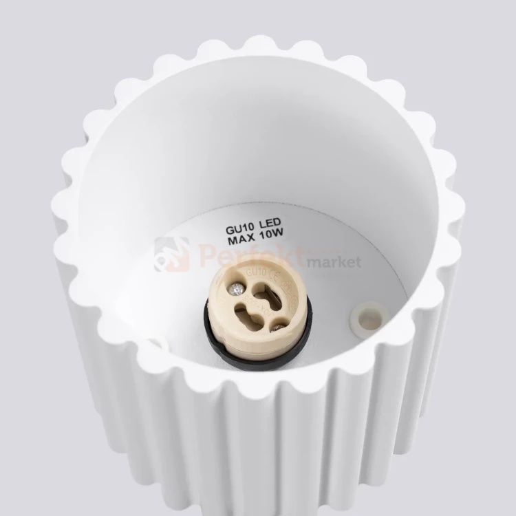 Plafon AURA 1xGU10 oprawa sufitowa tuba SL.1779 IP20 biała perfektmarket (5).webp