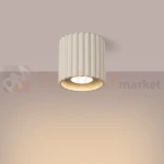 Plafon AURA 1xGU10 oprawa sufitowa tuba SL.1789 IP20 beżowy perfektmarket (4).webp