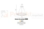Lampa wisząca LED ring drewniana SILVAM 65 cm 3000K (1).webp
