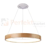 Lampa wisząca LED ring drewniana SILVAM 65 cm 3000K.webp