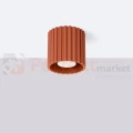 Plafon AURA 1xGU10 oprawa sufitowa tuba SL.1799 IP20 ochra czerwona (5).webp