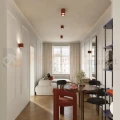 Plafon AURA 1xGU10 oprawa sufitowa tuba SL.1799 IP20 ochra czerwona (1).webp
