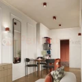 Plafon AURA 1xGU10 oprawa sufitowa tuba SL.1799 IP20 ochra czerwona (2).webp