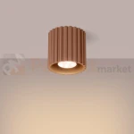 Plafon AURA 1xGU10 oprawa sufitowa tuba  SL.1804 IP20 mocca perfektmarket (8).webp