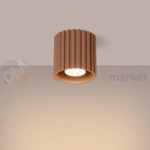 Plafon AURA 1xGU10 oprawa sufitowa tuba SL.1804 IP20 mocca