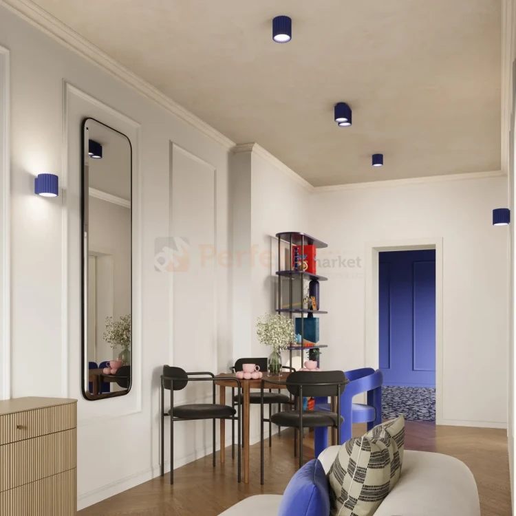 Plafon AURA 1xGU10 oprawa sufitowa tuba SL.1809 IP20 ultramaryna perfektmarket (10).webp