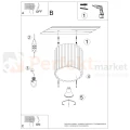 Plafon AURA 1xGU10 oprawa sufitowa tuba SL.1809 IP20 ultramaryna perfektmarket (6).webp