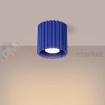 Plafon AURA 1xGU10 oprawa sufitowa tuba SL.1809 IP20 ultramaryna perfektmarket (3).webp