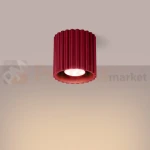 Plafon AURA 1xGU10 oprawa sufitowa tuba SL.1819 IP20 burgund perfektmarket (10).webp