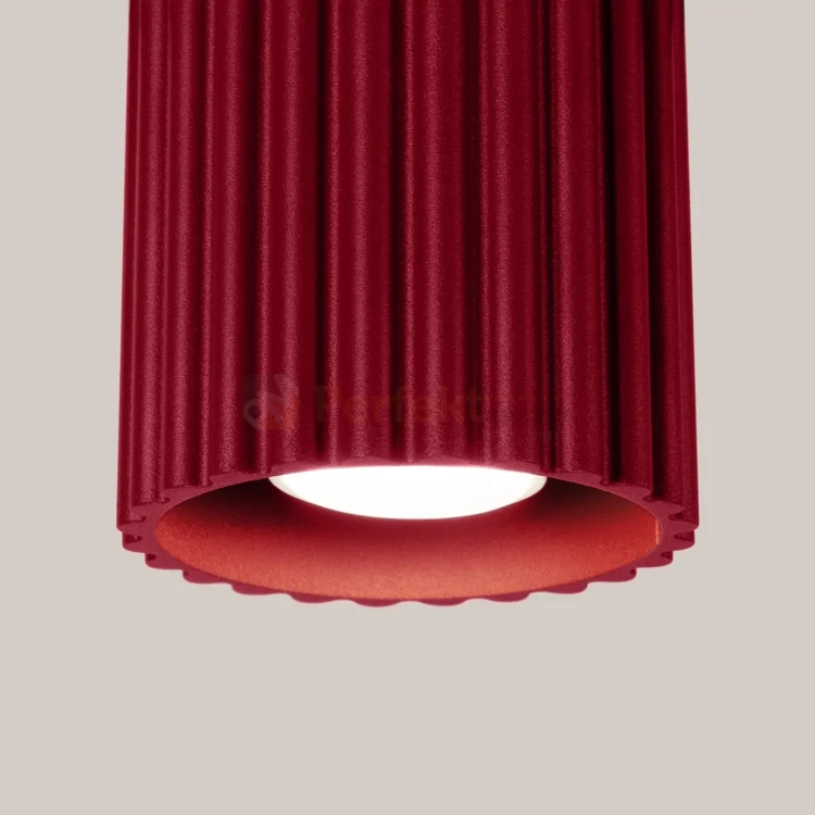 Plafon AURA 1xGU10 oprawa sufitowa tuba SL.1819 IP20 burgund perfektmarket (11).webp