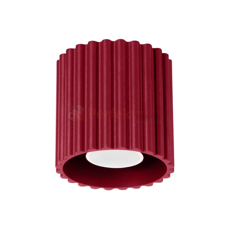 Plafon AURA 1xGU10 oprawa sufitowa tuba SL.1819 IP20 burgund perfektmarket.webp