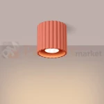 Plafon AURA 1xGU10 oprawa sufitowa tuba SL.1824 IP20 brzoskwiniowy perfektmarket (5).webp