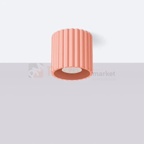 Plafon AURA 1xGU10 oprawa sufitowa tuba SL.1824 IP20 brzoskwiniowy perfektmarket (3).webp