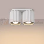 Plafon AURA 2xGU10 oprawa sufitowa ryflowana SL.1780 IP20 biała perfektmarket (9).webp