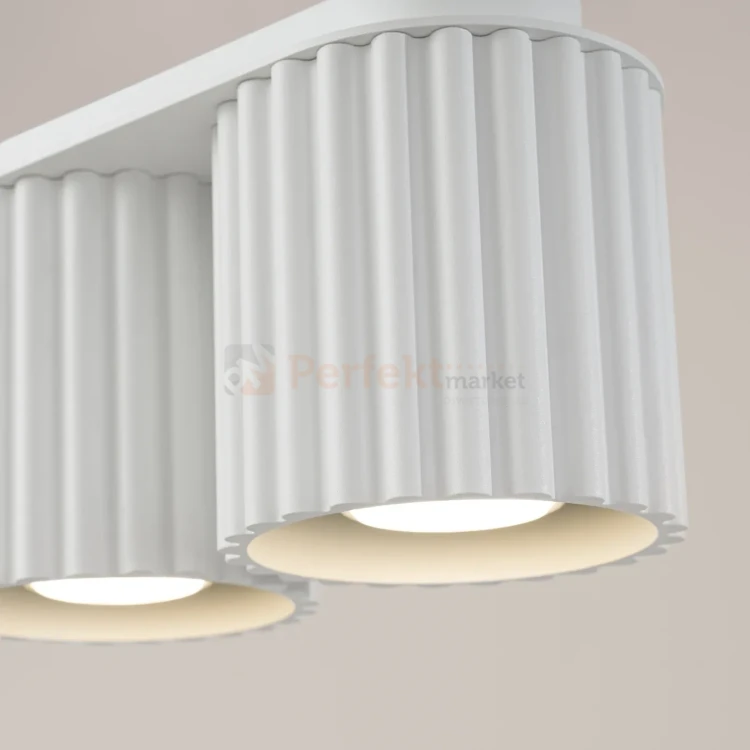 Plafon AURA 2xGU10 oprawa sufitowa ryflowana SL.1780 IP20 biała perfektmarket (8).webp