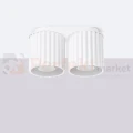 Plafon AURA 2xGU10 oprawa sufitowa ryflowana SL.1780 IP20 biała perfektmarket (6).webp