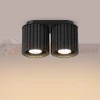 Plafon AURA 2xGU10 oprawa sufitowa ryflowana SL.1785 IP20 czarny perfektmarket (5).webp