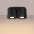Plafon AURA 2xGU10 oprawa sufitowa ryflowana SL.1785 IP20 czarny perfektmarket (5).webp