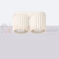 Plafon AURA 2xGU10 oprawa sufitowa ryflowana SL.1790 IP20 beżowy perfektmarket (3).webp