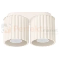 Plafon AURA 2xGU10 oprawa sufitowa ryflowana SL.1790 IP20 beżowy perfektmarket.webp