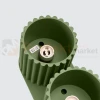 Plafon AURA 2xGU10 oprawa sufitowa ryflowana SL.1795 IP20 zielony oliwkowy perfektmarket (8).webp