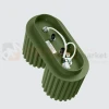 Plafon AURA 2xGU10 oprawa sufitowa ryflowana SL.1795 IP20 zielony oliwkowy perfektmarket (7).webp