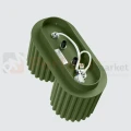 Plafon AURA 2xGU10 oprawa sufitowa ryflowana SL.1795 IP20 zielony oliwkowy perfektmarket (7).webp