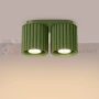 Plafon AURA 2xGU10 oprawa sufitowa ryflowana SL.1795 IP20 zielony oliwkowy perfektmarket (6).webp