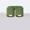 Plafon AURA 2xGU10 oprawa sufitowa ryflowana SL.1795 IP20 zielony oliwkowy perfektmarket (3).webp