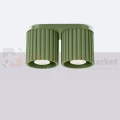 Plafon AURA 2xGU10 oprawa sufitowa ryflowana SL.1795 IP20 zielony oliwkowy perfektmarket (3).webp