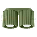Plafon AURA 2xGU10 oprawa sufitowa ryflowana SL.1795 IP20 zielony oliwkowy perfektmarket.webp