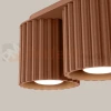 Plafon AURA 2xGU10 oprawa sufitowa ryflowana SL.1805 IP20 mocca perfektmarket (6).webp